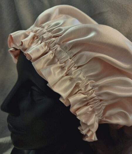 Šilkinė miego kepuraitė (Delicate Rose)