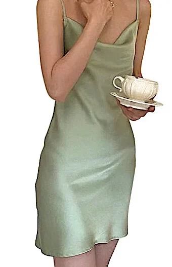 Šilkiniai Naktinukai Collar Trumpi